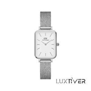 ساعت دنیل ولینگتون مستطیلی استیل زنانه LU-DW-1152